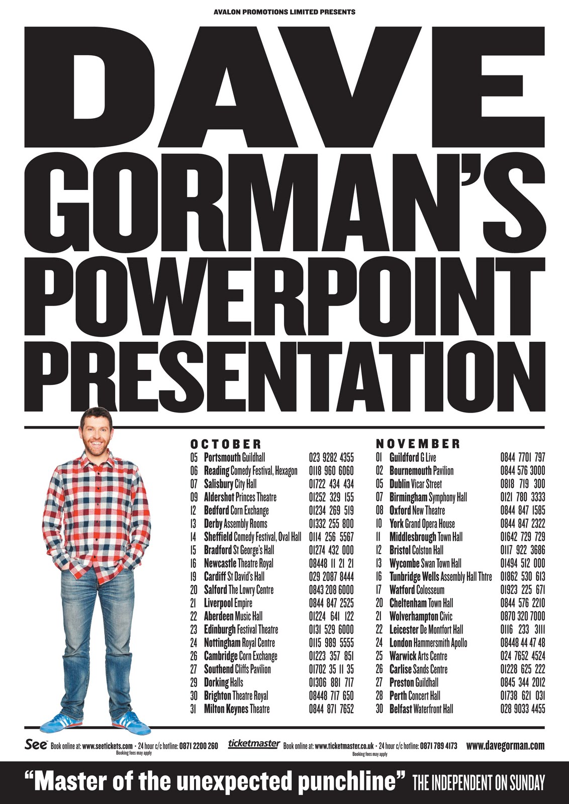 dave gorman tour dates 2023