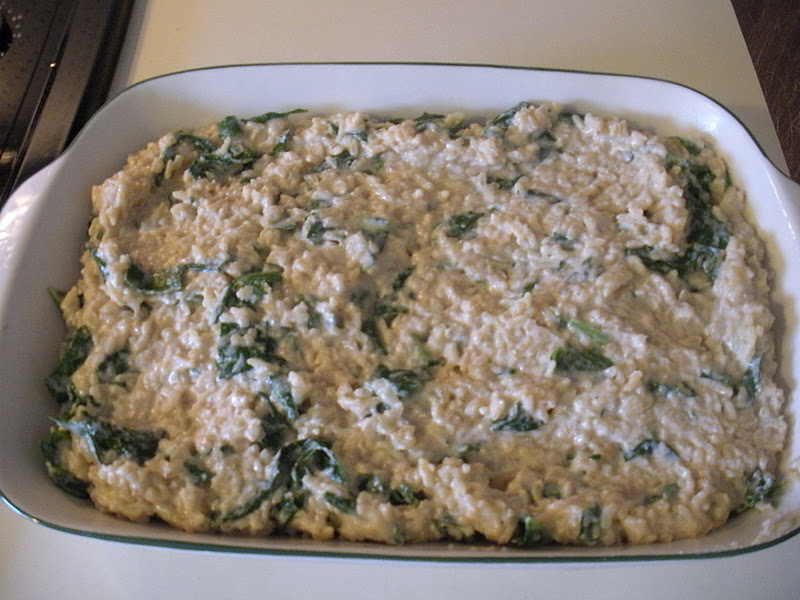 The Reformed Eater Brown Rice and Kale Gratin