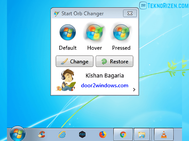 Cara Mengganti Start Orb atau Icon Start di Windows 7
