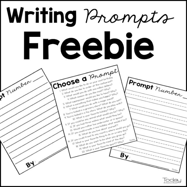 Writing Prompts - Today in Second Grade