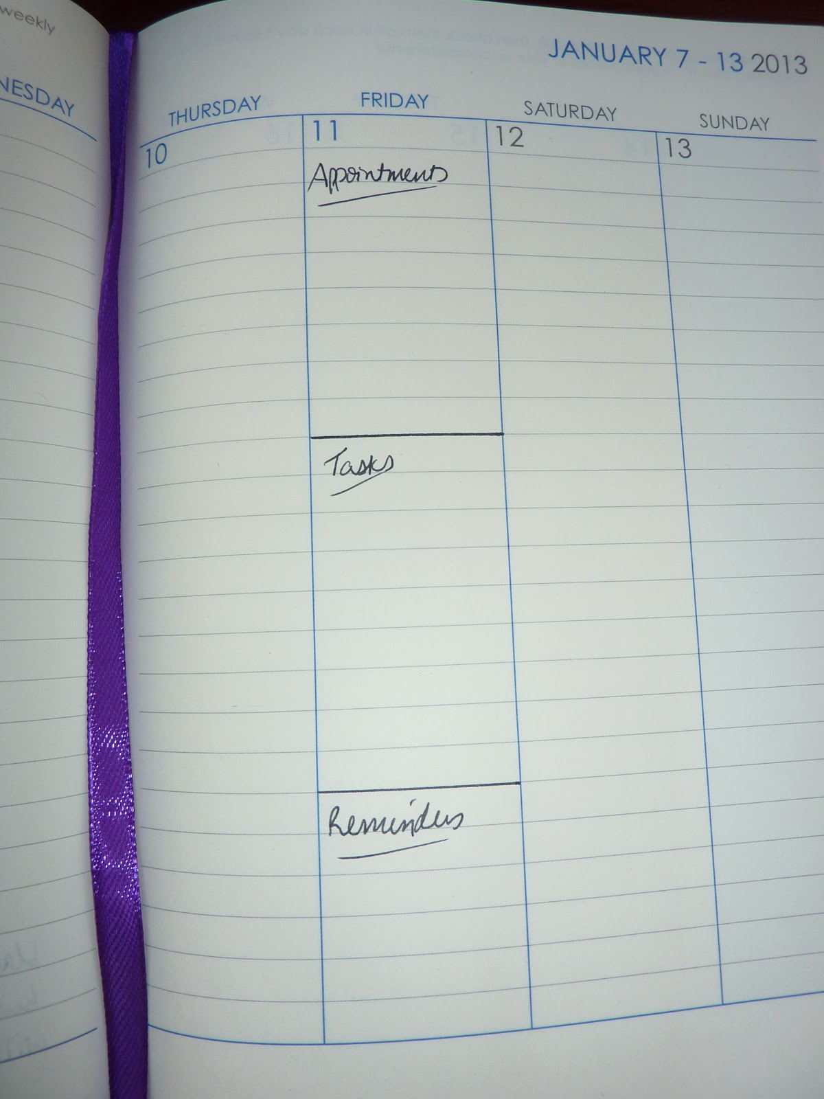 Plannerisms: How to Use Plannerisms planners Weekly pages