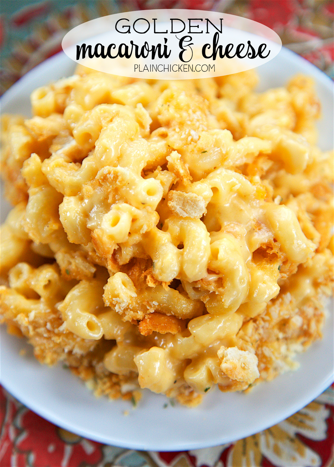 Golden Macaroni and Cheese Plain Chicken
