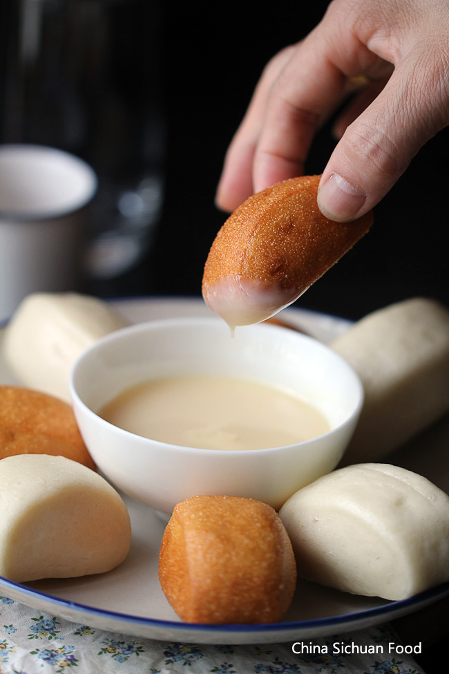 [Chinese Recipes] Fried Mantou with Condensed Milk All Asian Recipes