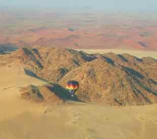 Balloon Over Sossusvlei