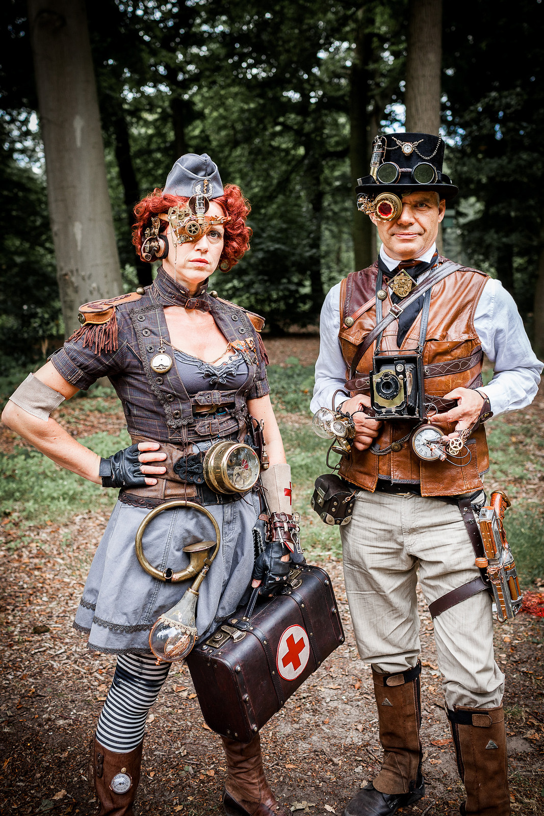 Steampunk Fashion Guide Castlefest Couple