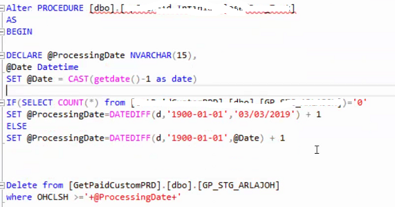 Purely SQL: Apply date filter to your open query in sql