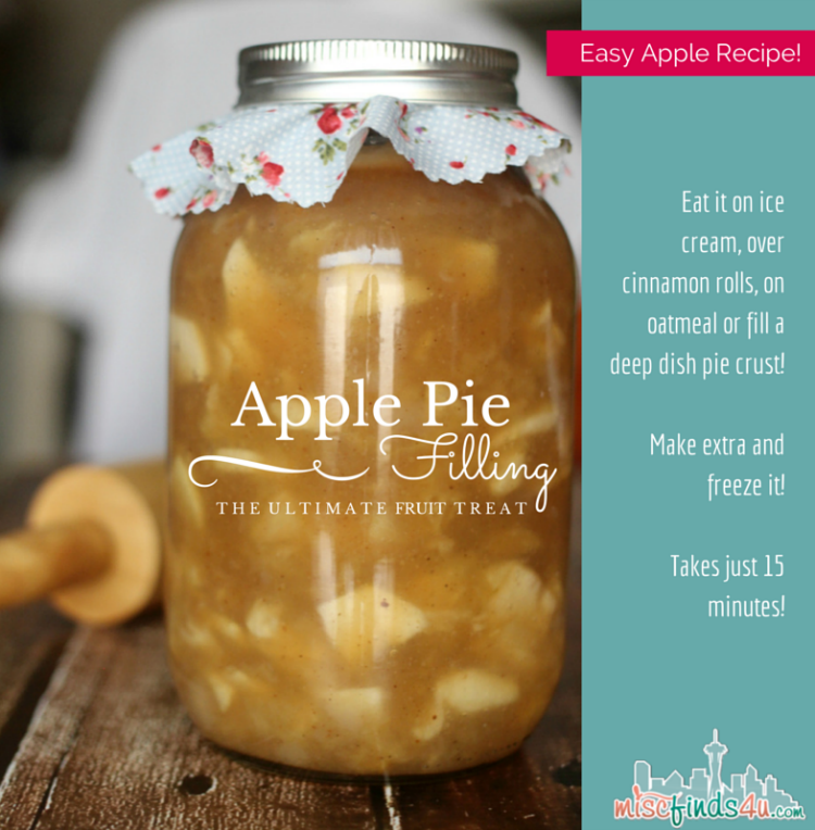 Apple Pie Filling that you can freeze