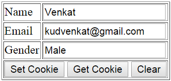 javascript cookie multiple keys