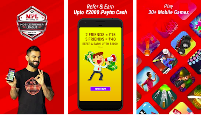 Download MPL Mobile Premier League, Aplikasi Game Terbesar di India yang membayar dengan uang nyata 