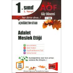 Yargı Açıköğretim 1.Sınıf 1.Yarıyıl Adalet Meslek Etiği Kod:1101 Yargı Açıköğretim 1.Sınıf 1.Yarıyıl Adalet Meslek Etiği Kod:1101