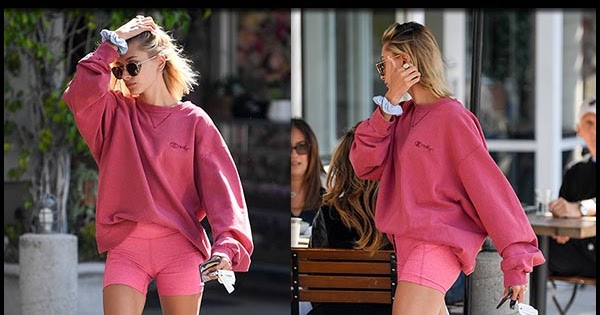 hailey baldwin champion hoodie