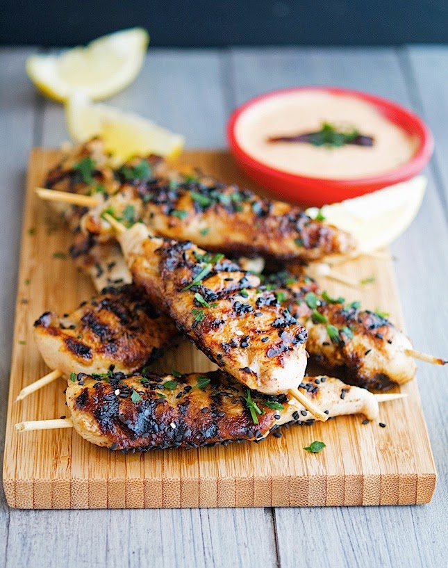 Thai-Flavored Honey Glazed Chicken (with Sriracha Mayo)