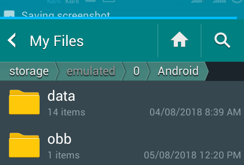 Dream league 2018 on obb floder