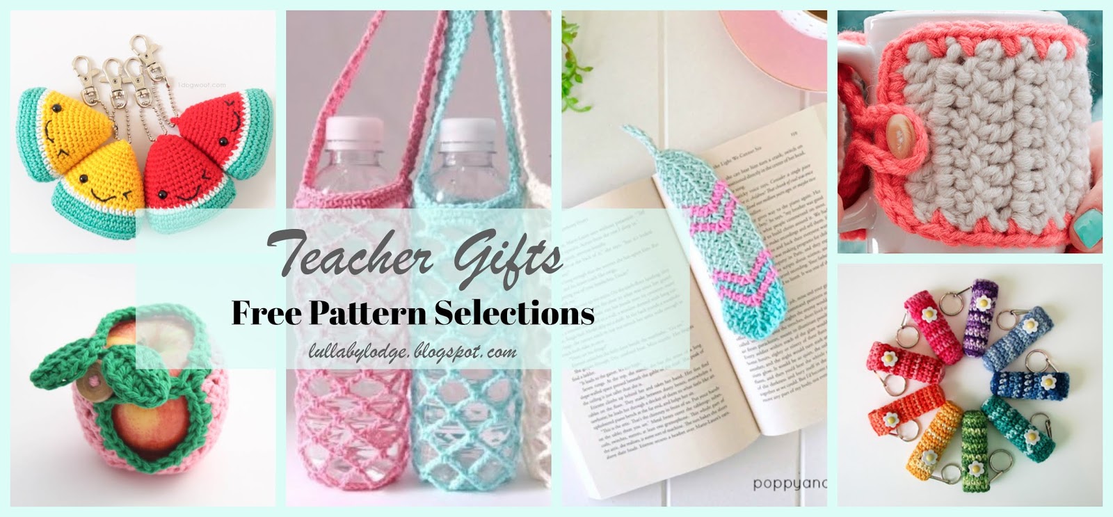 Lullaby Lodge Terrific Teacher Gifts Six Free Crochet Patterns