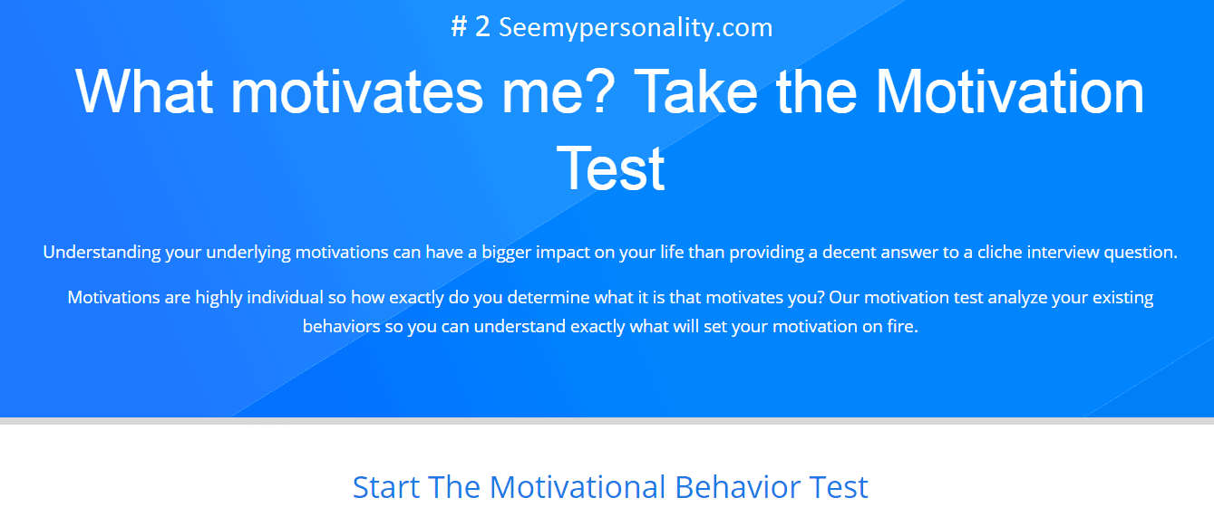 interview question what motivates you to do a good job