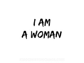 I am a woman printable sign for MLK Day.