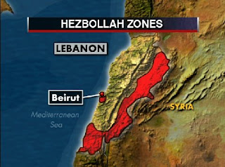 la proxima guerra zonas dominadas por hezbola en el libano frontera con siria