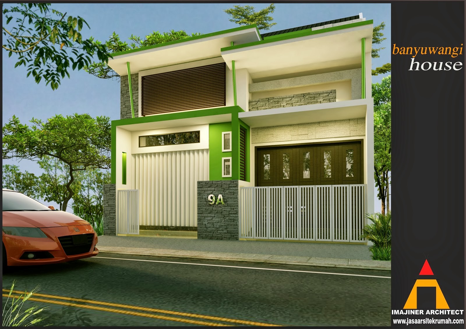 bentuk rumah yang memiliki toko 1