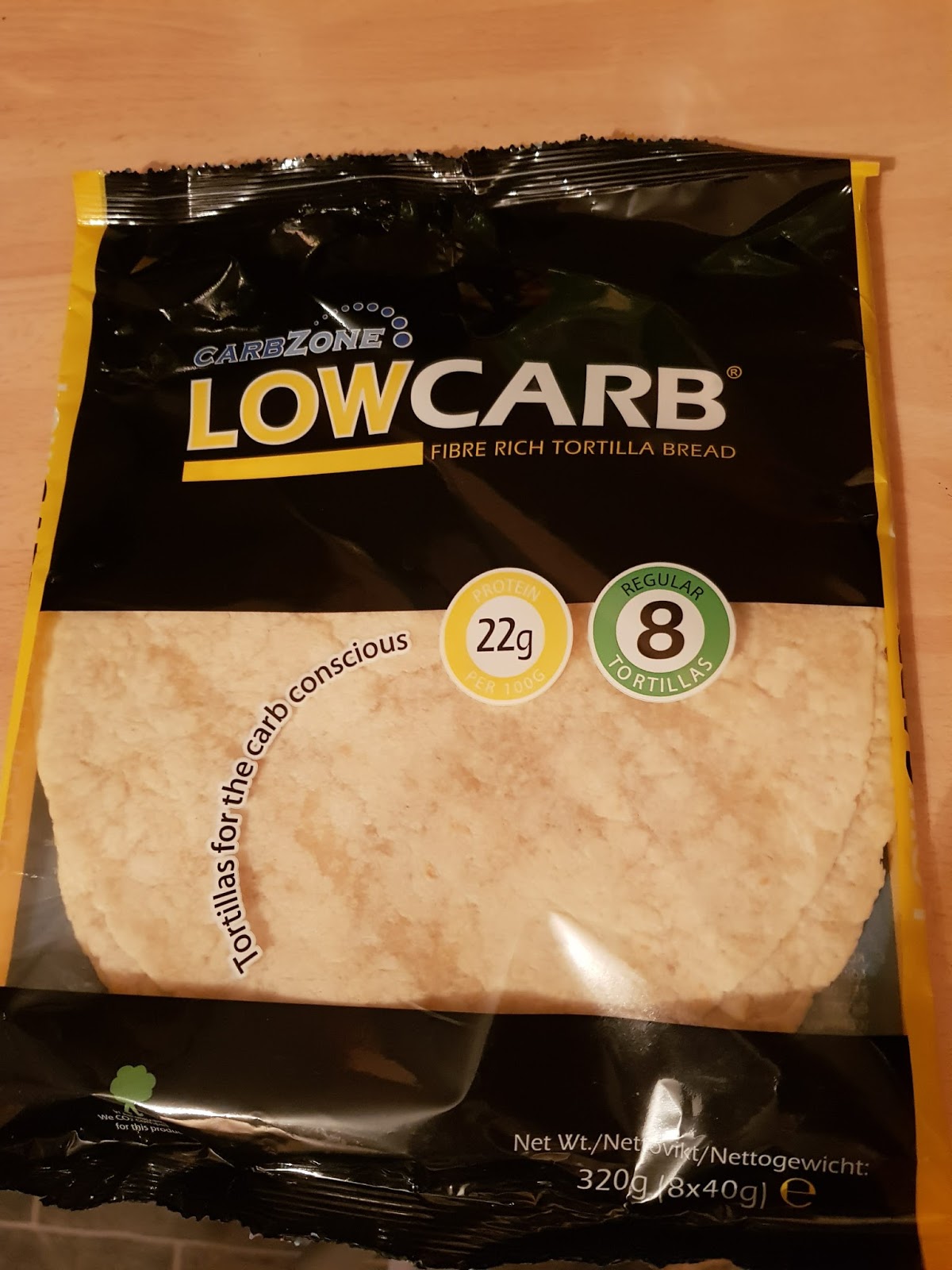 No Bun Please Review CarbZone Low Carb Tortilla Wraps