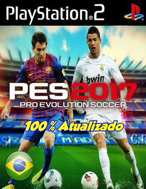 1) PSX Downloads • PRO EVOLUTION SOCCER 2017 (PES BRAZUKAS 2017) COM  BRASILEIRÃ : Playstation 2 - PS2