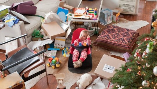 A messy house can cause a nervous breakdown
