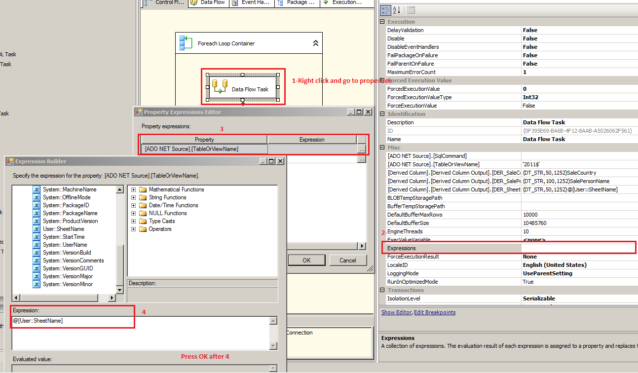 Welcome To TechBrothersIT: SSIS - Read Multiple Sheets from Excel File ...