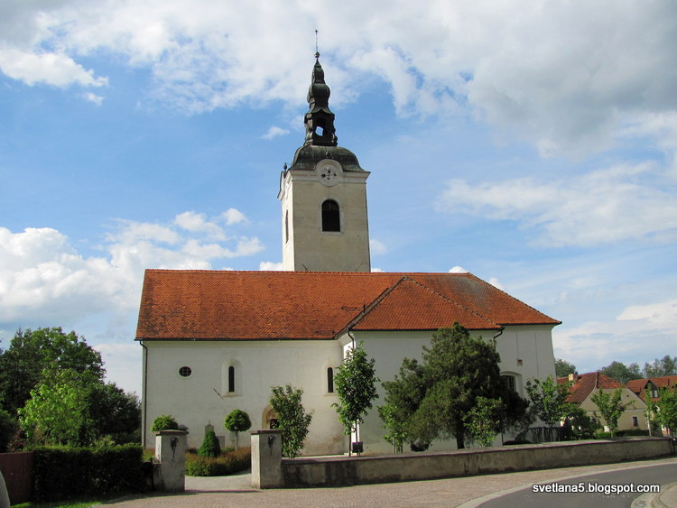 Kostanjevica na Krki, cerkev sv. Jakoba Slovenija, Dolenjska