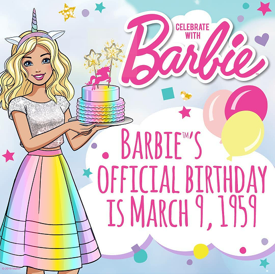 barbie official birthday