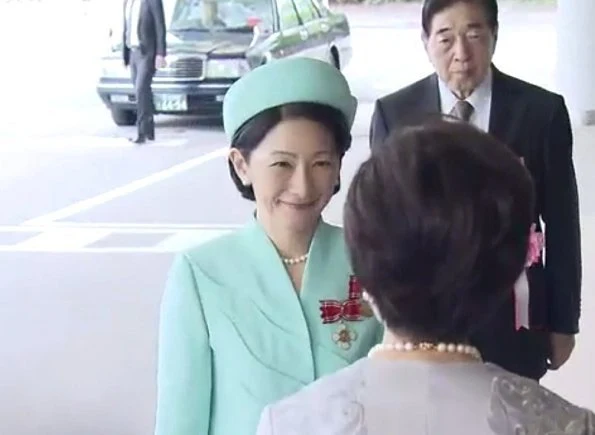 Empress Michiko, Crown Princess Masako, Princess Kiko and Princess Nobuko Asaka attended the Florence Nightingale medal award ceremony