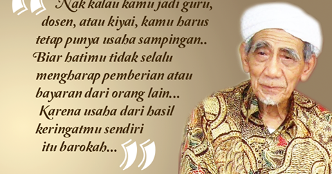 Kata Mutiara KH. Maimoen Zubair ~ Meme Comic Santri : Info Dunia Santri