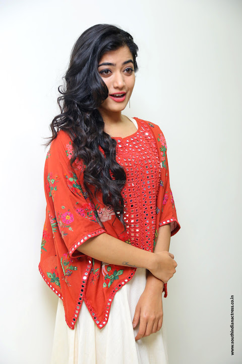 Rashmika Mandanna at Chalo teaser launch