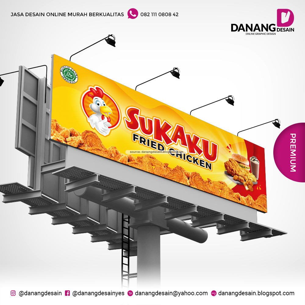 Contoh Desain Spanduk Banner Fried Chicken - Contoh Desain Banner Spanduk