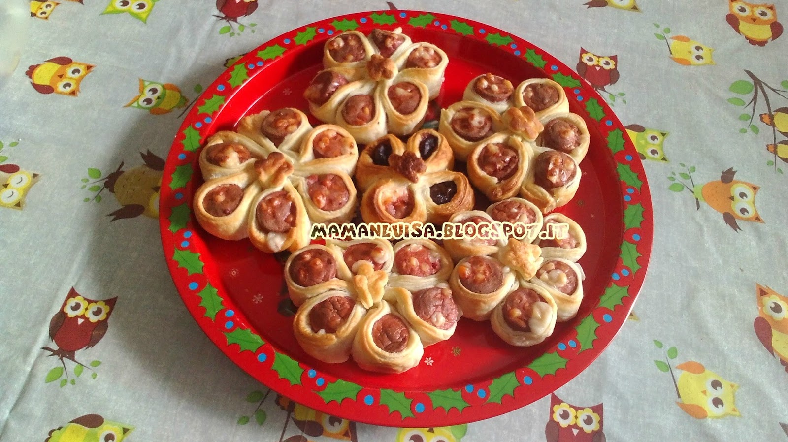 fiori di sfoglia e wurstel