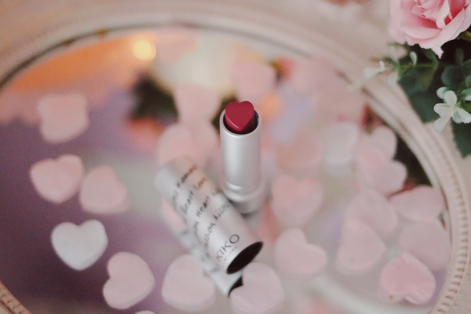 rosemademoiselle-rose-mademoiselle-kiko-milano-matte-for-you-collection-2017-concours-calendrier-de-l'avent-saint-valentin-avis-revue-blog-beauté-paris