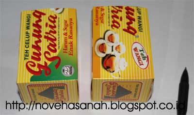 membuat kotak pensil dari kotak kemasan bekas teh celup dan stik es krim untuk siswa SD untuk siswa SD saya rasa tidak akan kesulitan untuk memngembalikan bentuk kotak dengan cara memberi selotip atau lem pada bagian-bagian yang terbuka karena proses pengguntingan