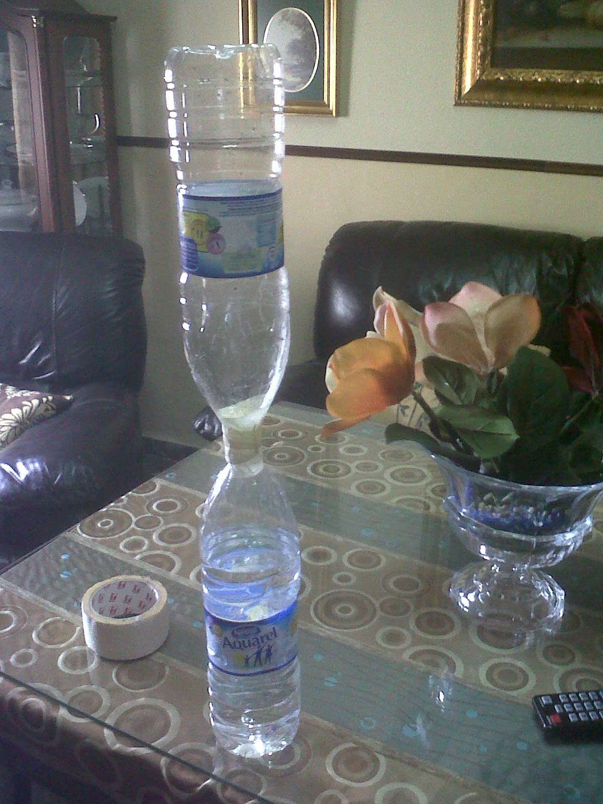 BIOALUMNOS Remolino de agua en una botella BIOALUMNOS Remolino de agua en una botella