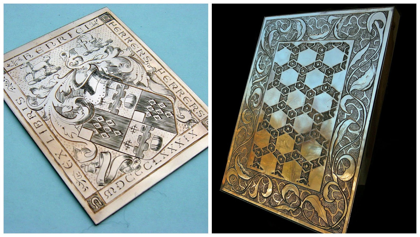 Adam Amara hand engraved designs Printing PLATES