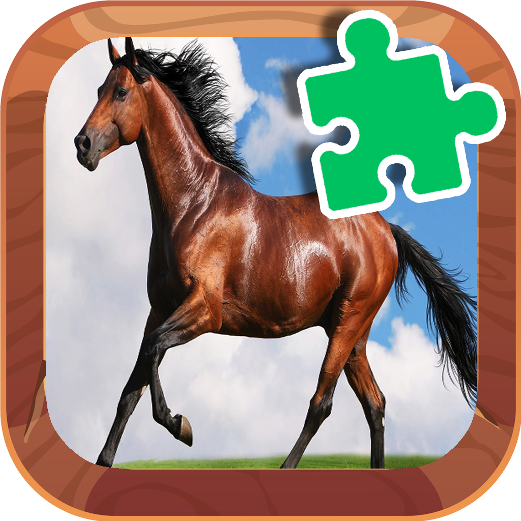 Learning Picture Horse Jigsaw Puzzle Games