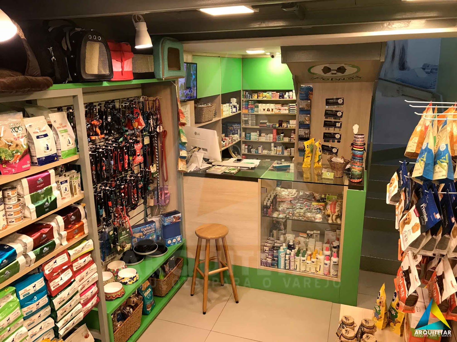 Petway Pet shop Arquitetar Soluções para o Varejo Projetos de