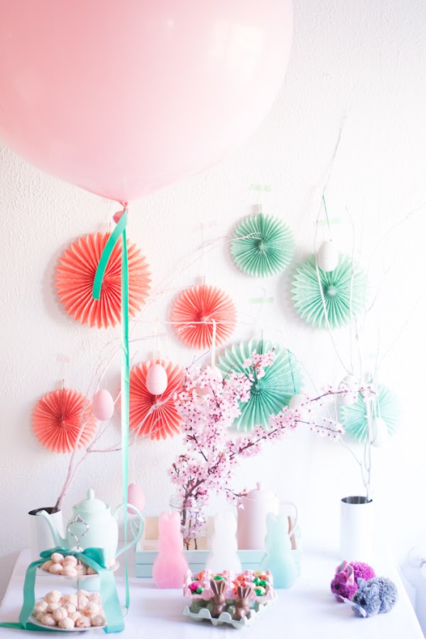Ideas para una decoración mesa de pascua diy