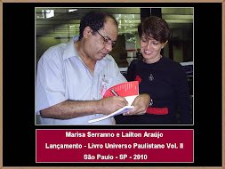 Marisa Serranno e Lailton Araújo - Lançamento de Livro