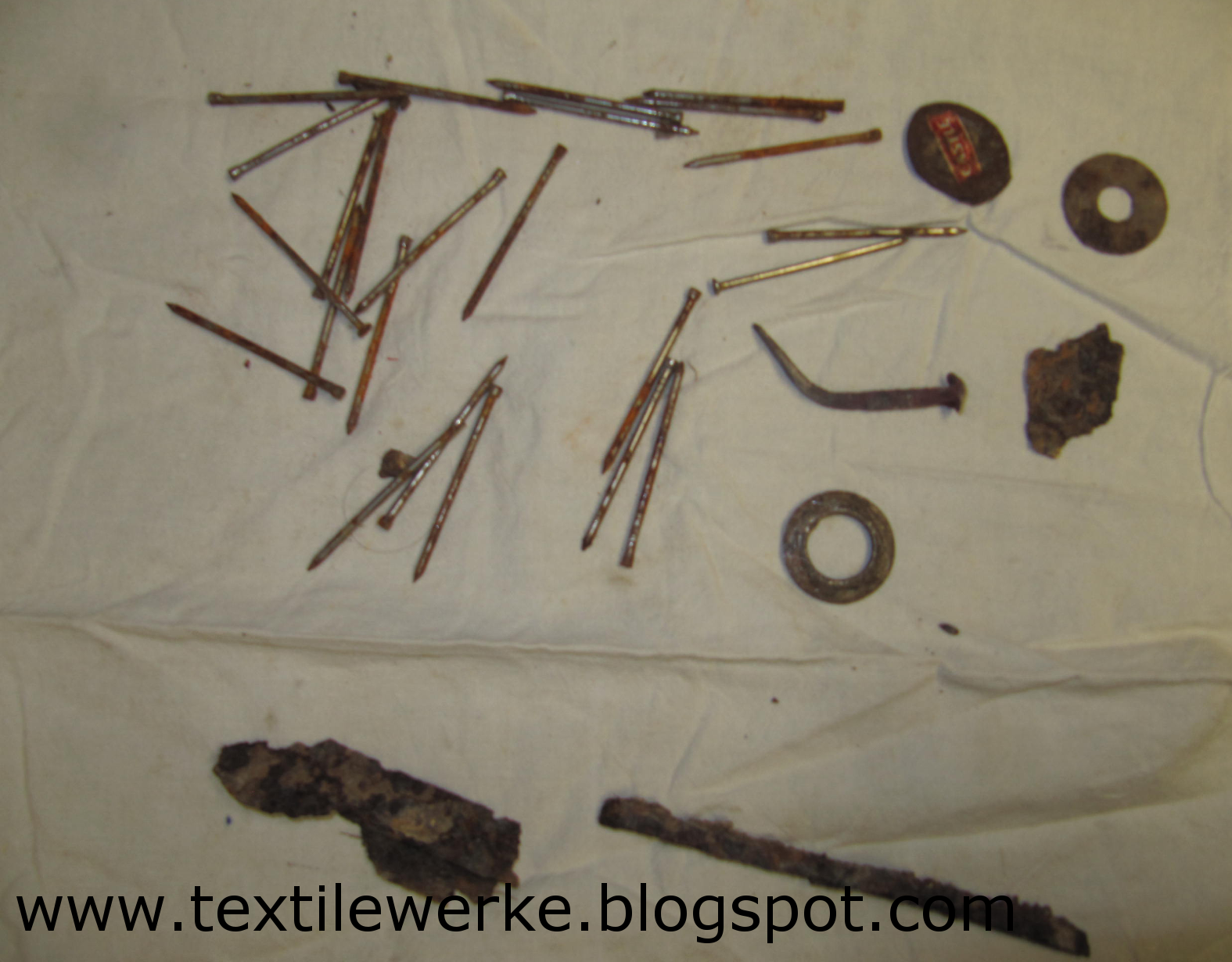 Textile Werke Wer Rastet Der Rostet Farben Mit Rost Auf Stoff