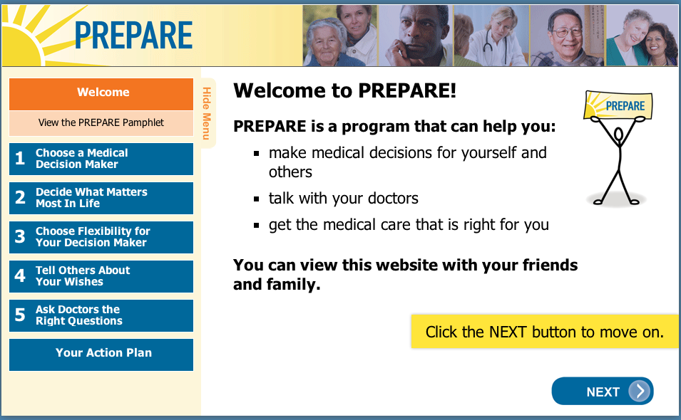 The Official Launch of PREPARE: an Easy to Use Online Advance Care