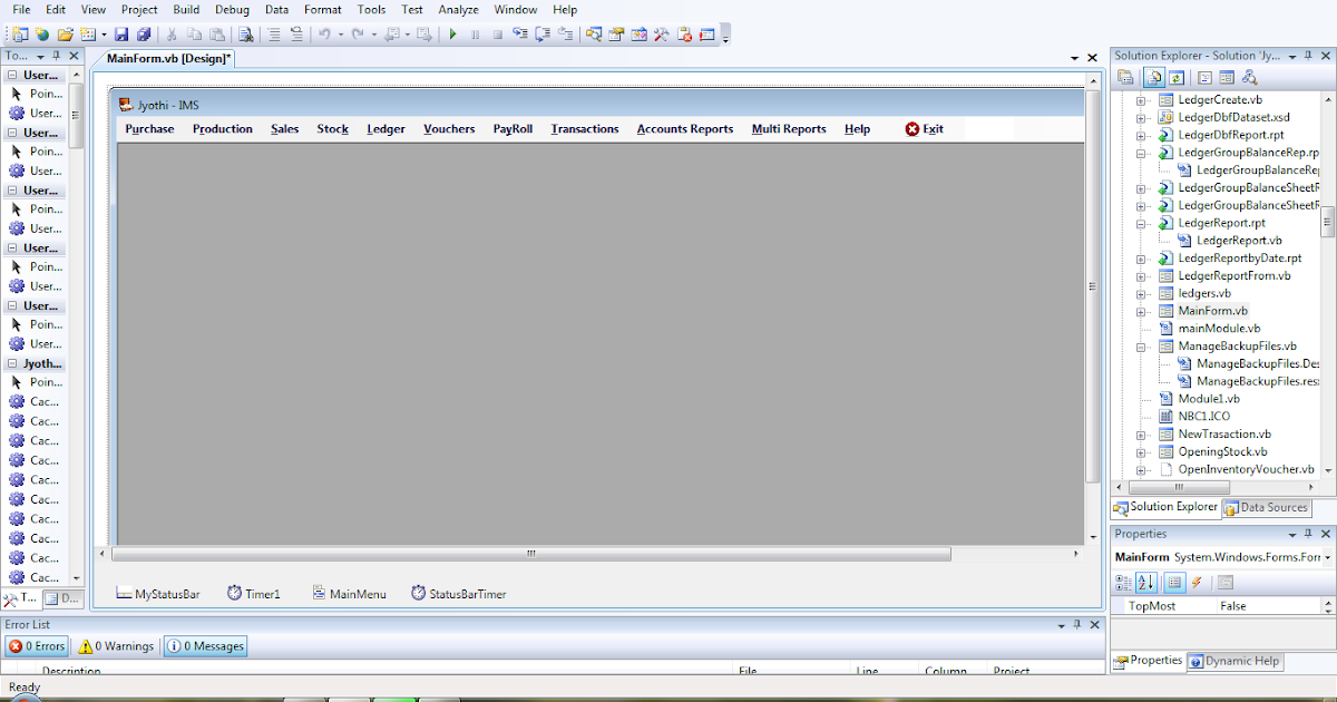 Inventory Management System in VB.Net With Full Source Code: Inventory ...