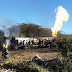 Un tanquero cargado GLP se incendió en la carretera Montecristi