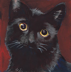 cat watercolor painting artwork paper bunny goauche arches pound inches actually