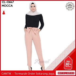 MNF201C58 Celana Cl Wanita 0647 Pensil Model Polos 2019 BMGShop