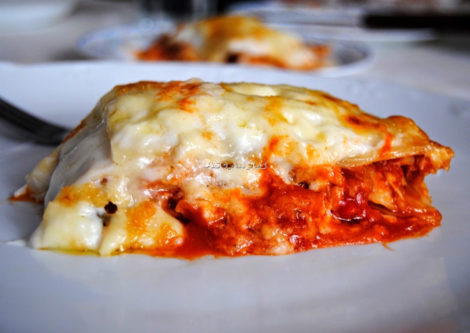 Lasaña de Bacalao y Atún. Receta Asopaipas. Recetas de Cocina Casera