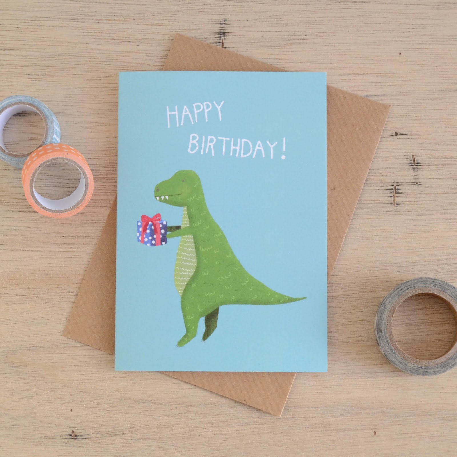 http://folksy.com/items/5725591-T-Rex-Birthday-Card