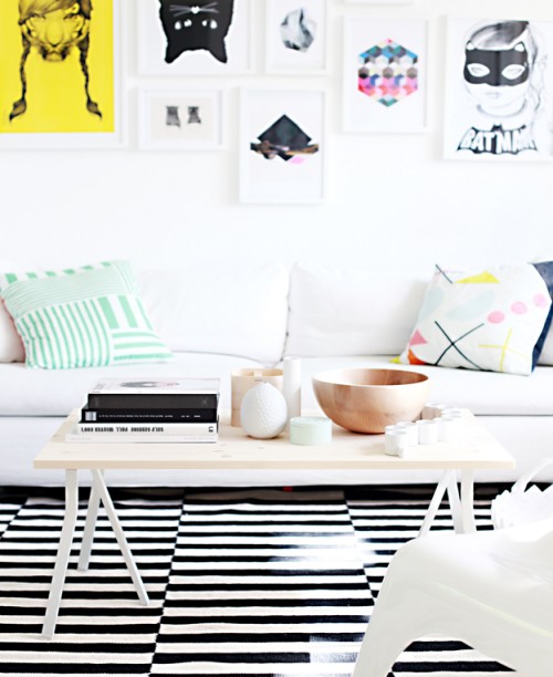 DIY: mesa de centro nórdica low cost Scandinavian living room coffee table